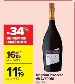 Carrefour Magnum Prosecco VILAVERONI offre