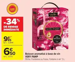 Carrefour Boisson aromatisé à base de vin VERY PAMP offre