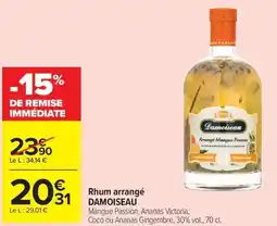 Carrefour Rhum arrangé DAMOISEAU offre