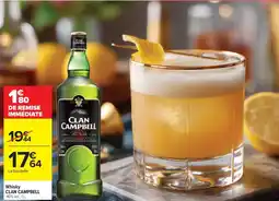 Carrefour Whisky CLAN CAMPBELL offre