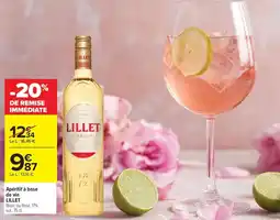 Carrefour Apéritif à base de vin LILLET offre