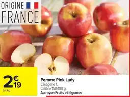 Carrefour Pomme Pink Lady offre