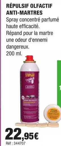Autobacs Répulsif olfactif anti-martres offre