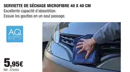 Autobacs Serviette de séchage microfibre offre
