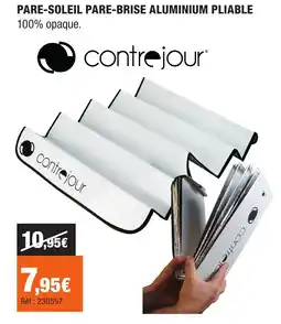 Autobacs Pare-soleil pare-brise aluminium pliable offre