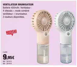 Autobacs Ventilateur brumisateur offre