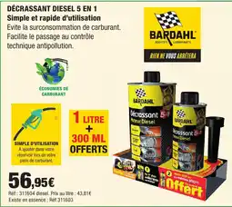 Autobacs Décrassant diesel 5 en 1 simple et rapide d'utilisation offre