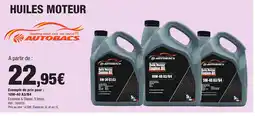 Autobacs Huiles moteur offre