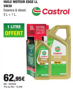 Autobacs CASTROL Huile moteur edge offre