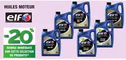 Autobacs ELF Huiles moteur offre
