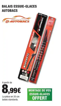 Autobacs Balais essuie-glaces autobacs offre