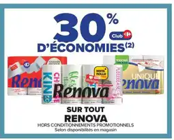 Carrefour Market RENOVA offre