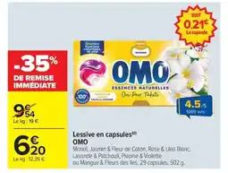 Carrefour Market OMO Lessive en capsules offre