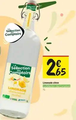 Les Comptoirs de la Bio La Sélection des Comptoirs Limonade citron offre