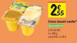Les Comptoirs de la Bio Bonnetene Creme Dessert Vanille offre