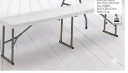 Carrefour Banc pliable offre