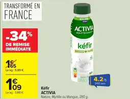Carrefour ACTIVIA kéfir offre