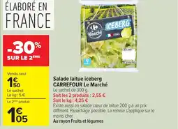 Carrefour CARREFOUR Salade laitue iceberg offre