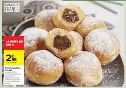 Carrefour 8 mini beignets au chocolat offre