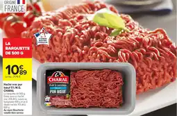 Carrefour CHARAL Haché vrac pur bœuf 5% M.G. offre