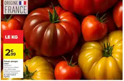 Carrefour Tomate allongée coeur offre