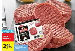 Carrefour CHARAL Hachés au boeuf surgelés Happy Family offre
