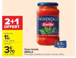 Carrefour BARILLA Sauce tomate offre
