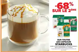 Carrefour STARBUCKS Sur toutes les capsules offre