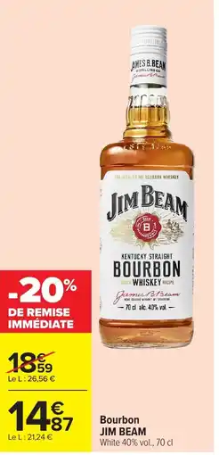 Carrefour JIM BEAM Bourbon offre