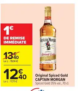 Carrefour CAPTAIN MORGAN Original Spiced Gold offre