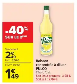 Carrefour PULCO Boisson concentrée à diluer offre
