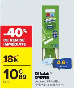 Carrefour SWIFFER Kit balais offre