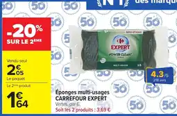 Carrefour CARREFOUR EXPERT Éponges multi-usages offre