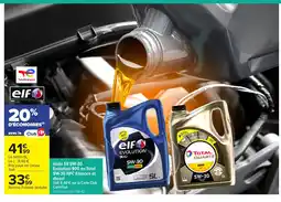 Carrefour ELF Huile Elf 5W-30 Evolution 900 ou Total 5W-30 NFC Essence et diesel offre