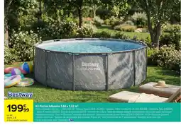 Carrefour BESTWAY Kit Piscine tubulaire 3,66 x 1,22 mi) offre