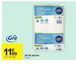Carrefour GRE Sel de piscine offre