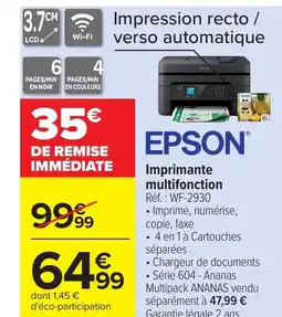 Carrefour EPSON Imprimante multifonction offre