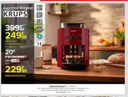 Carrefour KRUPS Expresso broyeur offre