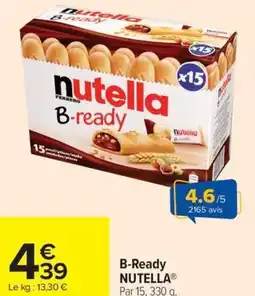 Carrefour B Ready NUTELLA offre