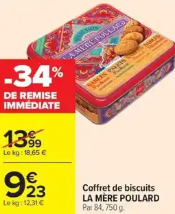 Carrefour Coffret de biscuits LA MÈRE POULARD offre