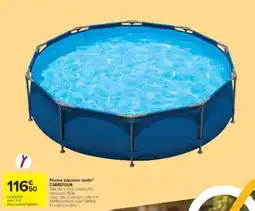 Carrefour Market Piscine tubulaire ronde offre