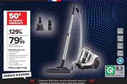 Carrefour Aspirateur sans sac offre
