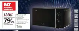 Carrefour Micro-ondes grill offre