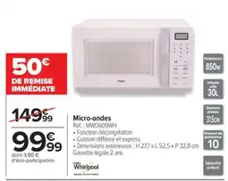 Carrefour Micro-ondes offre