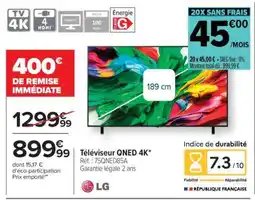 Carrefour Téléviseur QNED 4K offre