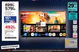 Carrefour Téléviseur QLED Samsung Q6F 2025 offre