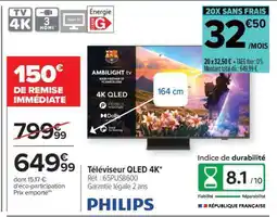 Carrefour Téléviseur QLED 4K offre