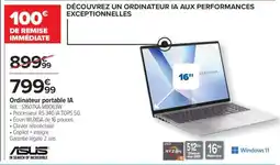 Carrefour Ordinateur portable IA offre