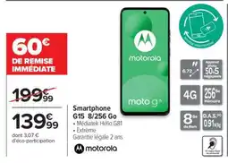 Carrefour Smartphone G15 8/256 Go offre