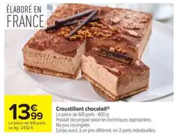 Carrefour Market CROUSTILLANT CHOCOLAT offre